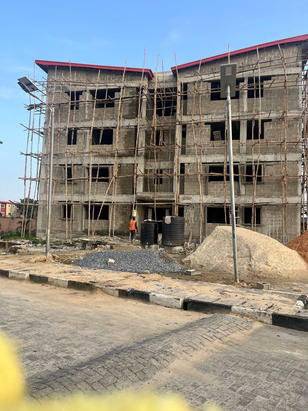  Built from foundation to blockwork