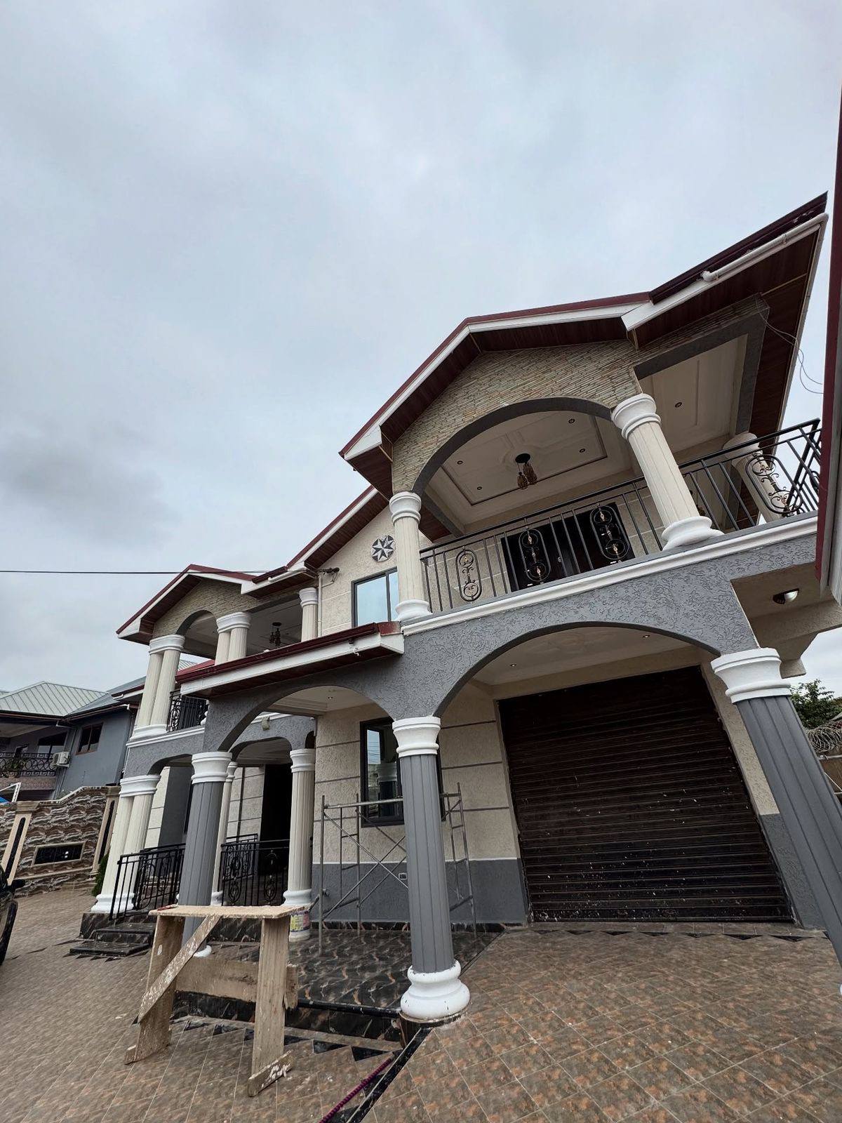 Interior and exterior painting for office building in Ikeja